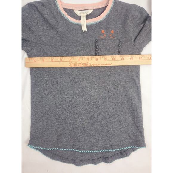 Matilda Jane Top 6 Just Imagine Holly Ween Halloween Graphic Tee Cat Girls Size - Picture 4 of 5